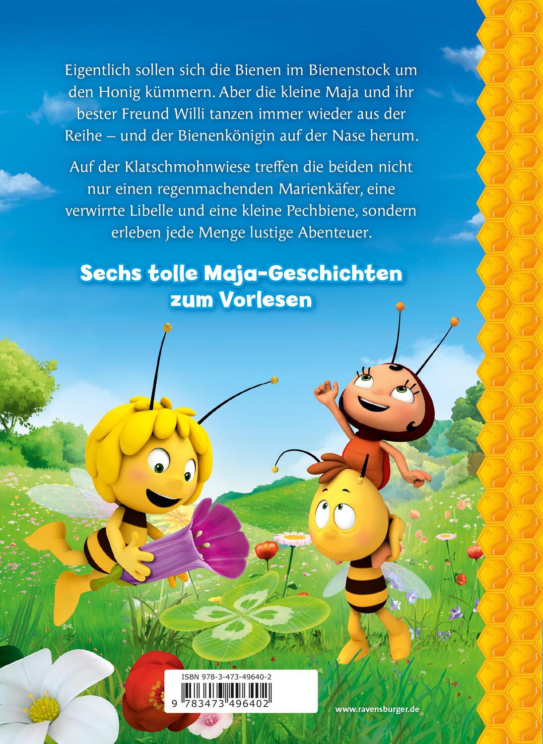 Rückseite: 9783473496402 | Die Biene Maja: Die schönsten Geschichten zum Vorlesen | Korda (u. a.)