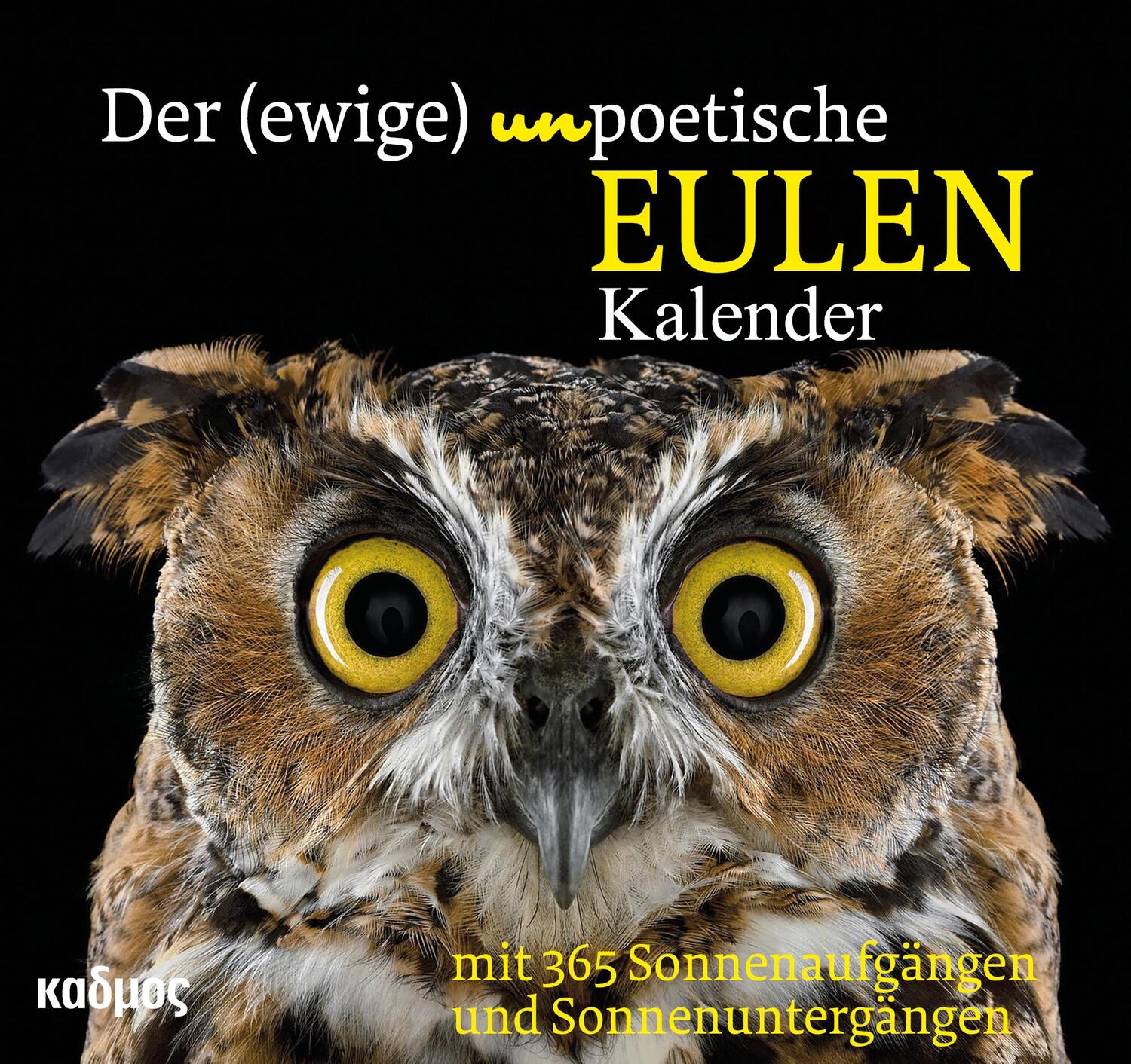 Cover: 9783865995339 | Der (ewige) (un)poetische Eulenkalender - immerwährend | Burckhardt