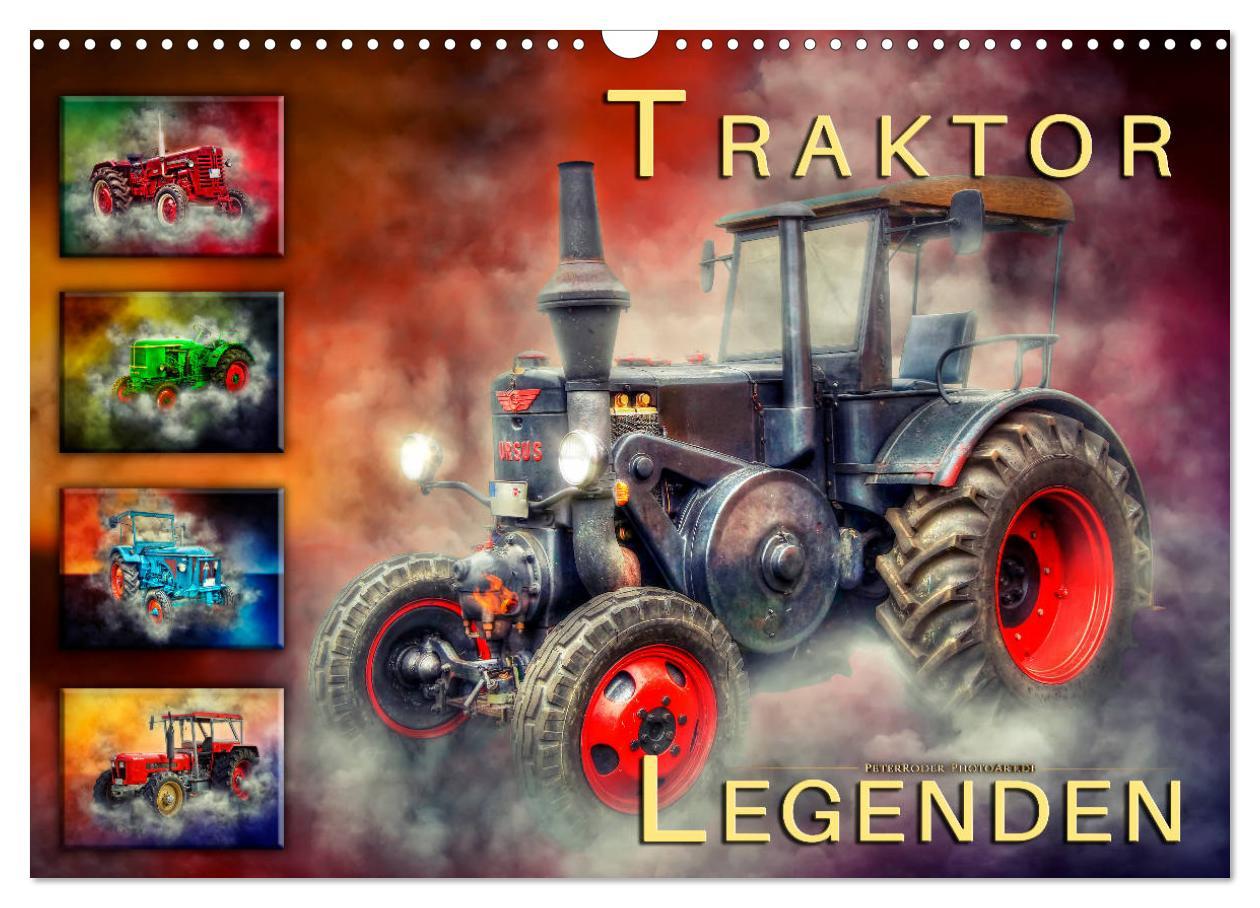 Cover: 9783435327218 | Traktor Legenden (Wandkalender 2025 DIN A3 quer), CALVENDO...