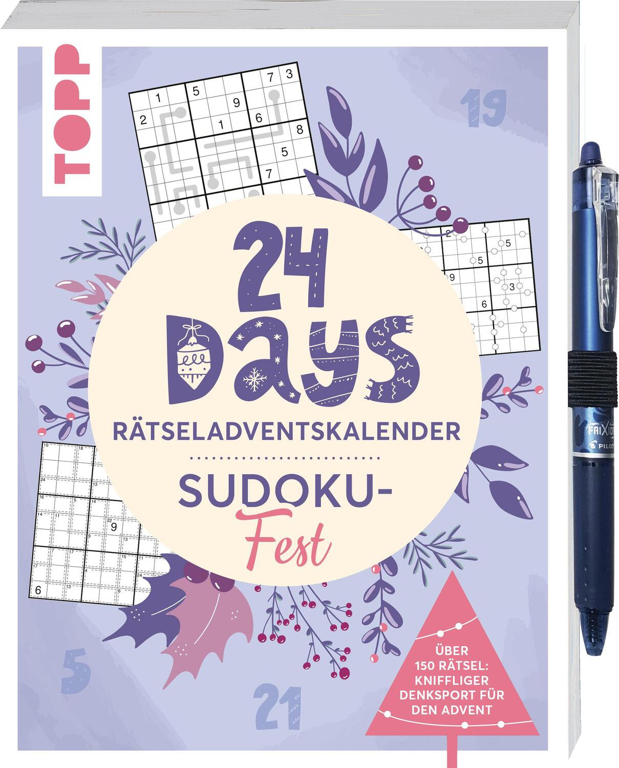 Cover: 9783735851772 | 24 DAYS RÄTSELADVENTSKALENDER - Sudoku-Fest | Frechverlag | Buch