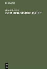 Cover: 9783110051599 | Der heroische Brief | Heinrich Dörrie | Buch | XII | Deutsch