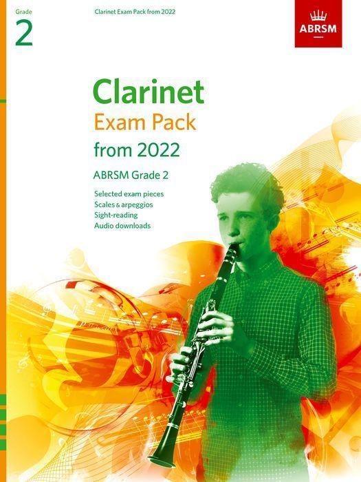 Cover: 9781786013996 | Clarinet Exam Pack 2022-2025 Grade 2 | ABRSM | Broschüre | Deutsch