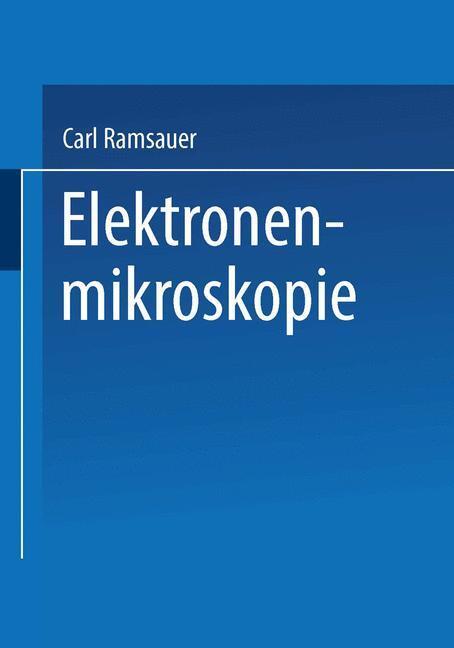 Cover: 9783662409145 | Elektronenmikroskopie | it (u. a.) | Taschenbuch | Paperback | Deutsch
