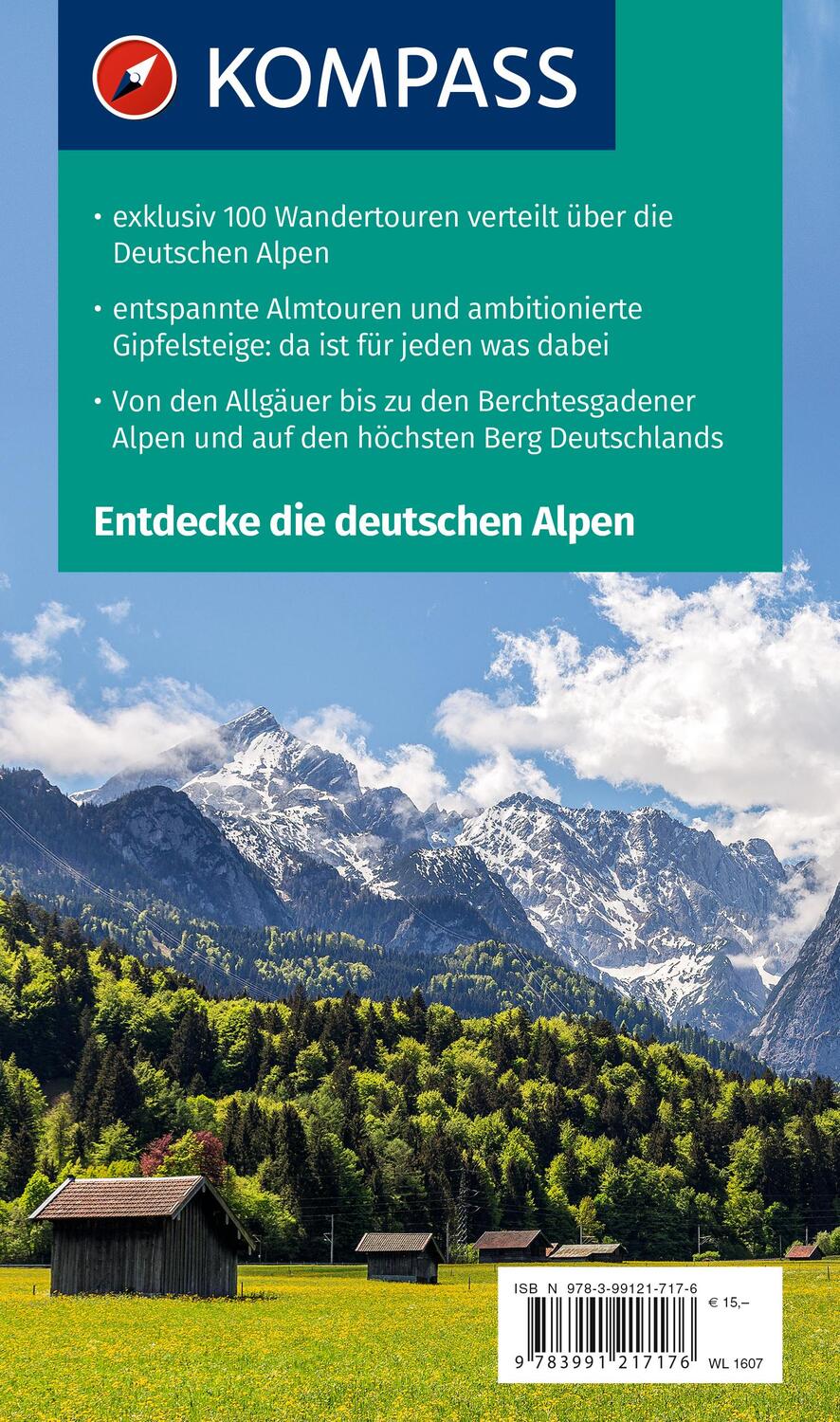 Rückseite: 9783991217176 | KOMPASS Wanderlust Deutsche Alpen | Siegfried Garnweidner | Buch