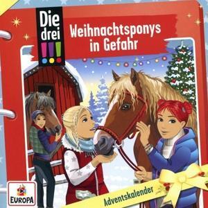 Cover: 9783803261946 | Die drei !!! Adventskalender: Weihnachtsponys in Gefahr | Audio-CD