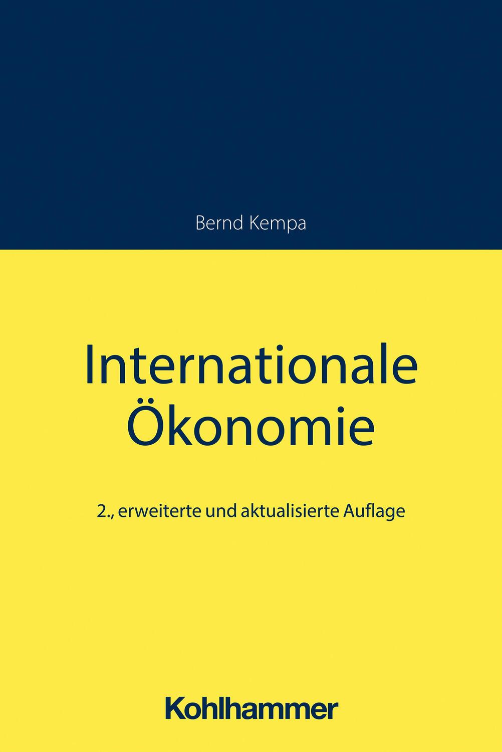 Cover: 9783170405363 | Internationale Ökonomie | Bernd Kempa | Taschenbuch | Deutsch | 2022