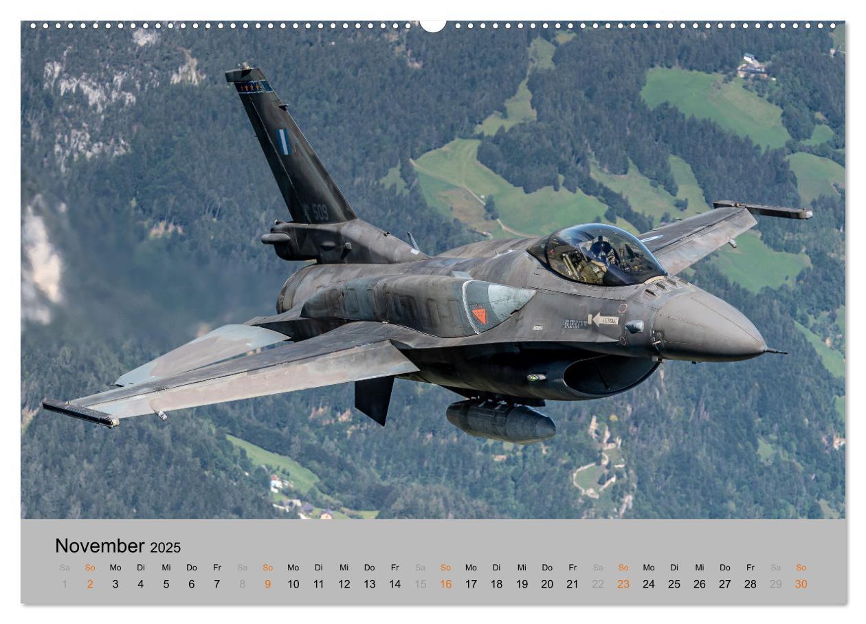 Bild: 9783383980732 | Kampfjet F-16 The Fighting Falcon (Wandkalender 2025 DIN A2 quer),...