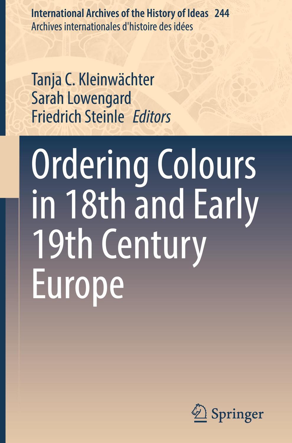 Cover: 9783031349553 | Ordering Colours in 18th and Early 19th Century Europe | Buch | vii