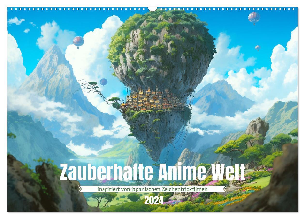 Cover: 9783675619432 | Zauberhafte Anime Welt (Wandkalender 2024 DIN A2 quer), CALVENDO...