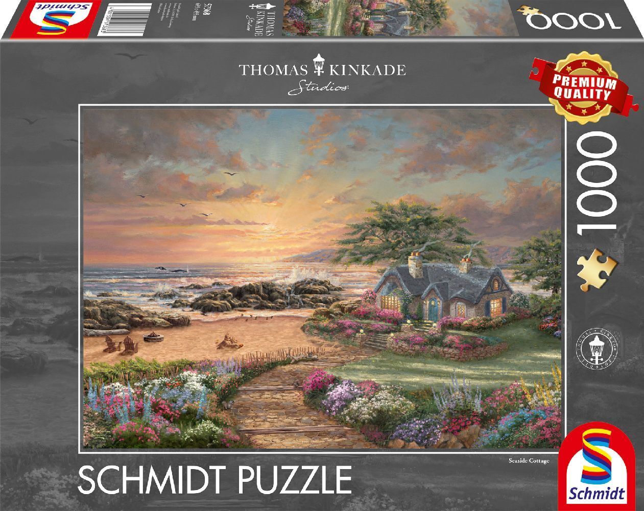 Cover: 4001504573683 | Seaside Cottage | Puzzle Thomas Kinkade 1.000 Teile | Spiel | Deutsch