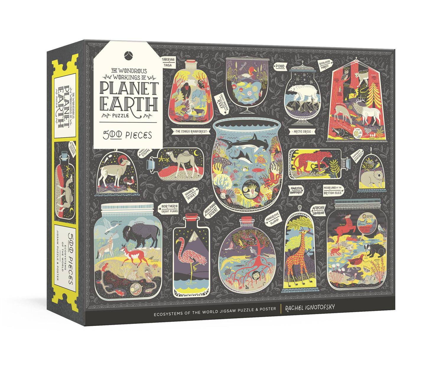 Cover: 9780593135020 | The Wondrous Workings of Planet Earth Puzzle. 500 Pieces | Ignotofsky