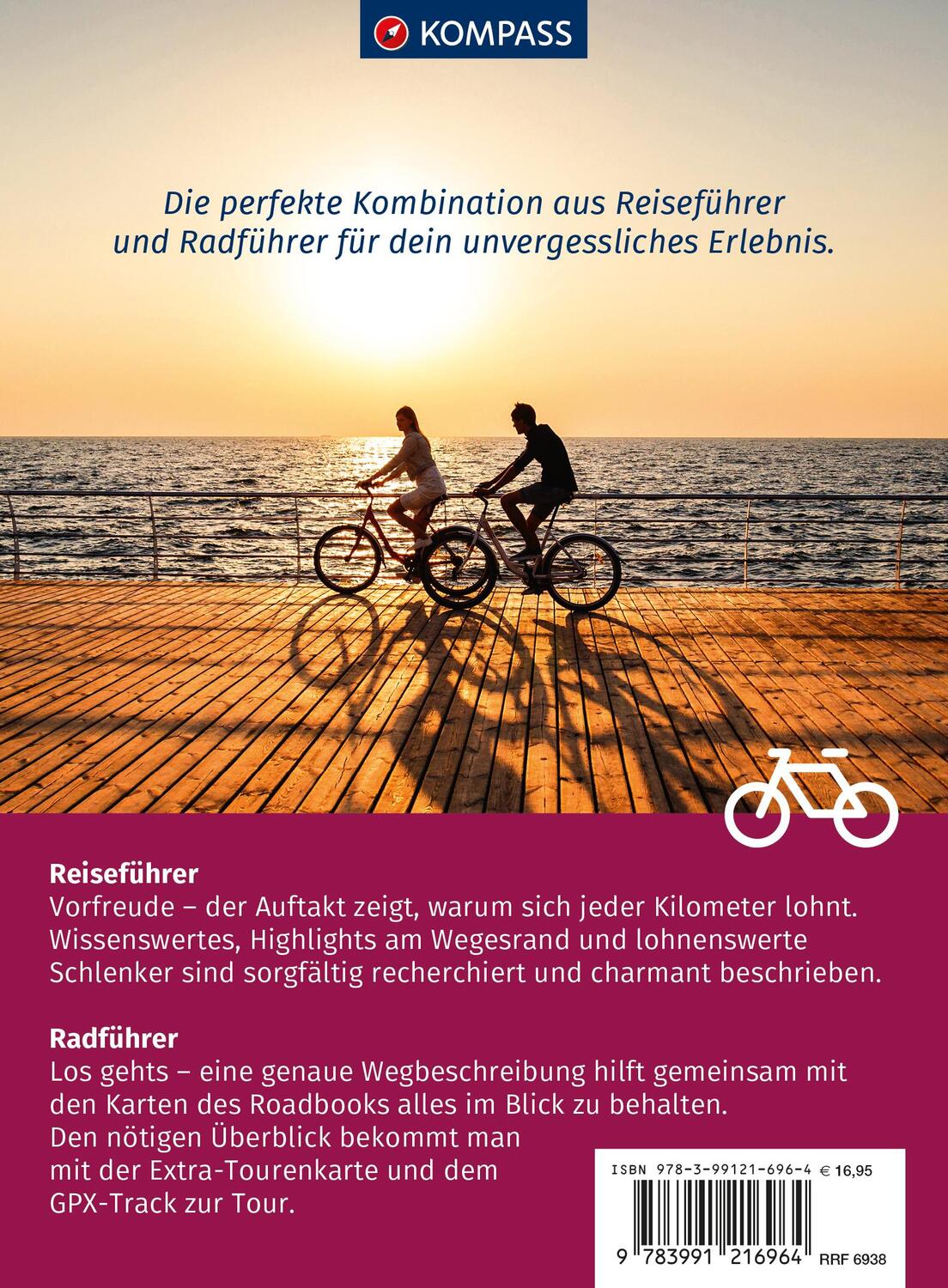 Rückseite: 9783991216964 | KOMPASS Radreiseführer Elbe-Radweg, Von Magdeburg nach Cuxhaven | Buch