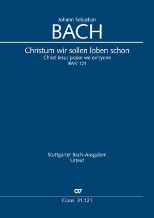 Cover: 9790007187002 | Christum wir sollen loben schon (Klavierauszug) | Bach | Buch | 28 S.