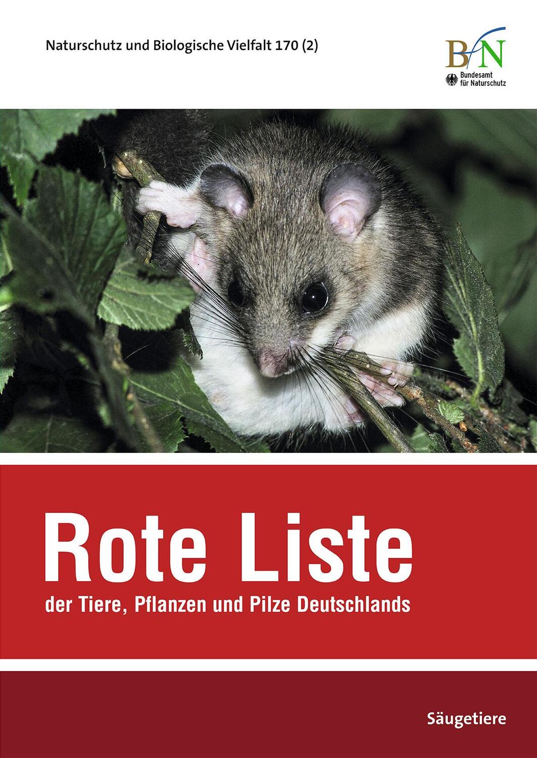 Cover: 9783784337722 | Rote Liste der Tiere, Pflanzen und Pilze Deutschlands - Säugetiere