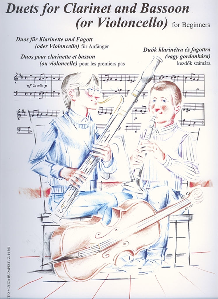 Cover: 9790080143612 | Duos für Anfänger für Klarinette und Fagott | Perenyi | Buch | 2003