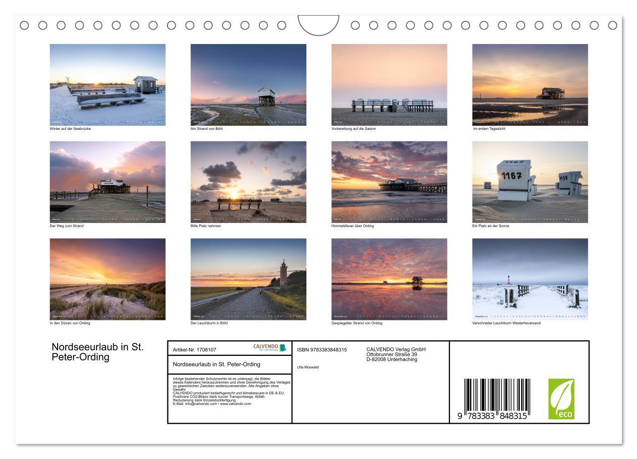 Bild: 9783383848315 | Nordseeurlaub in St. Peter-Ording (Wandkalender 2025 DIN A4 quer),...