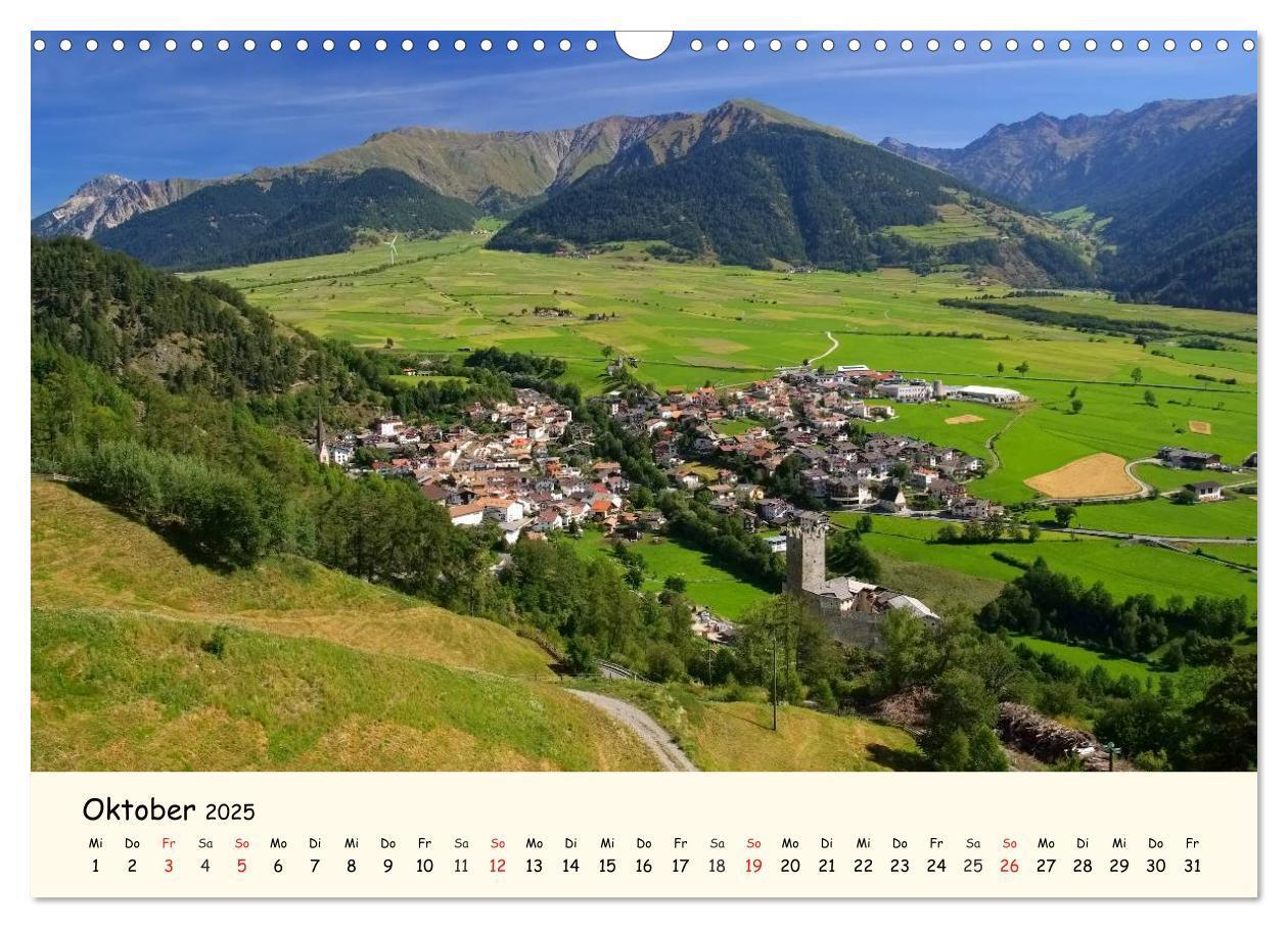 Bild: 9783435478941 | Vinschgau - Die Sonnenseite Südtirols (Wandkalender 2025 DIN A3...