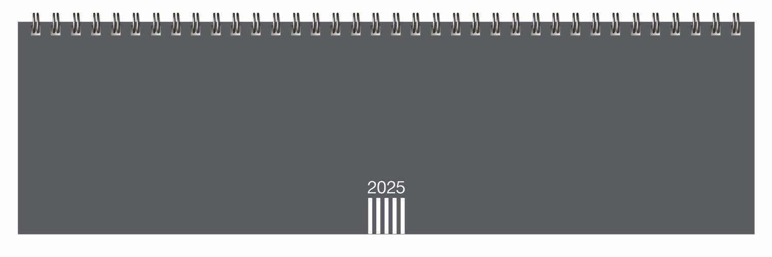 Cover: 9783756406494 | Wochenquerplaner, anthrazit 2025 | Kalender | Bürokalender Heye | 2025