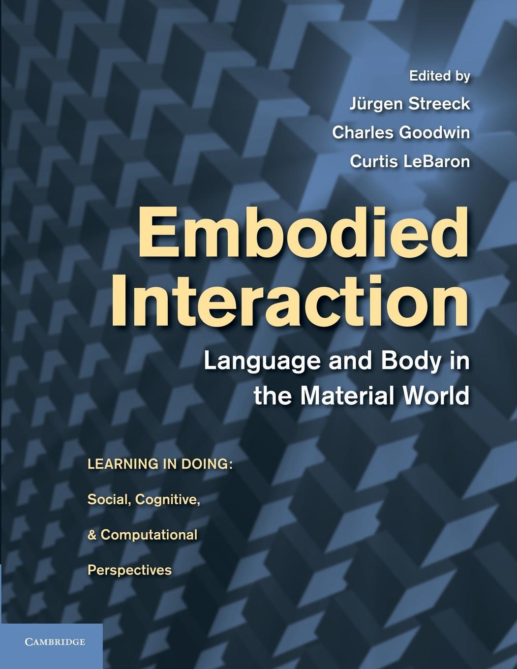Cover: 9781107630420 | Embodied Interaction | Language and Body in the Material World | Buch