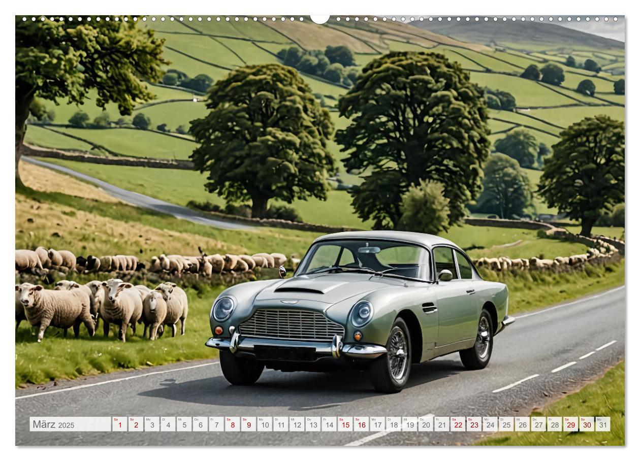 Bild: 9783457137642 | Virtual Classic Cars (hochwertiger Premium Wandkalender 2025 DIN A2...