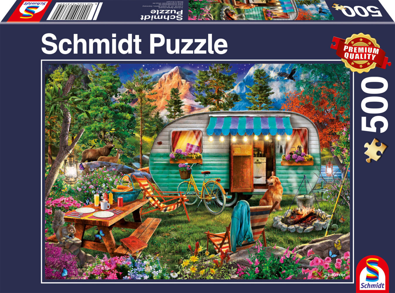 Cover: 4001504573799 | Camper-Romantik | Puzzle Standard 500 Teile | Spiel | Deutsch | 2022