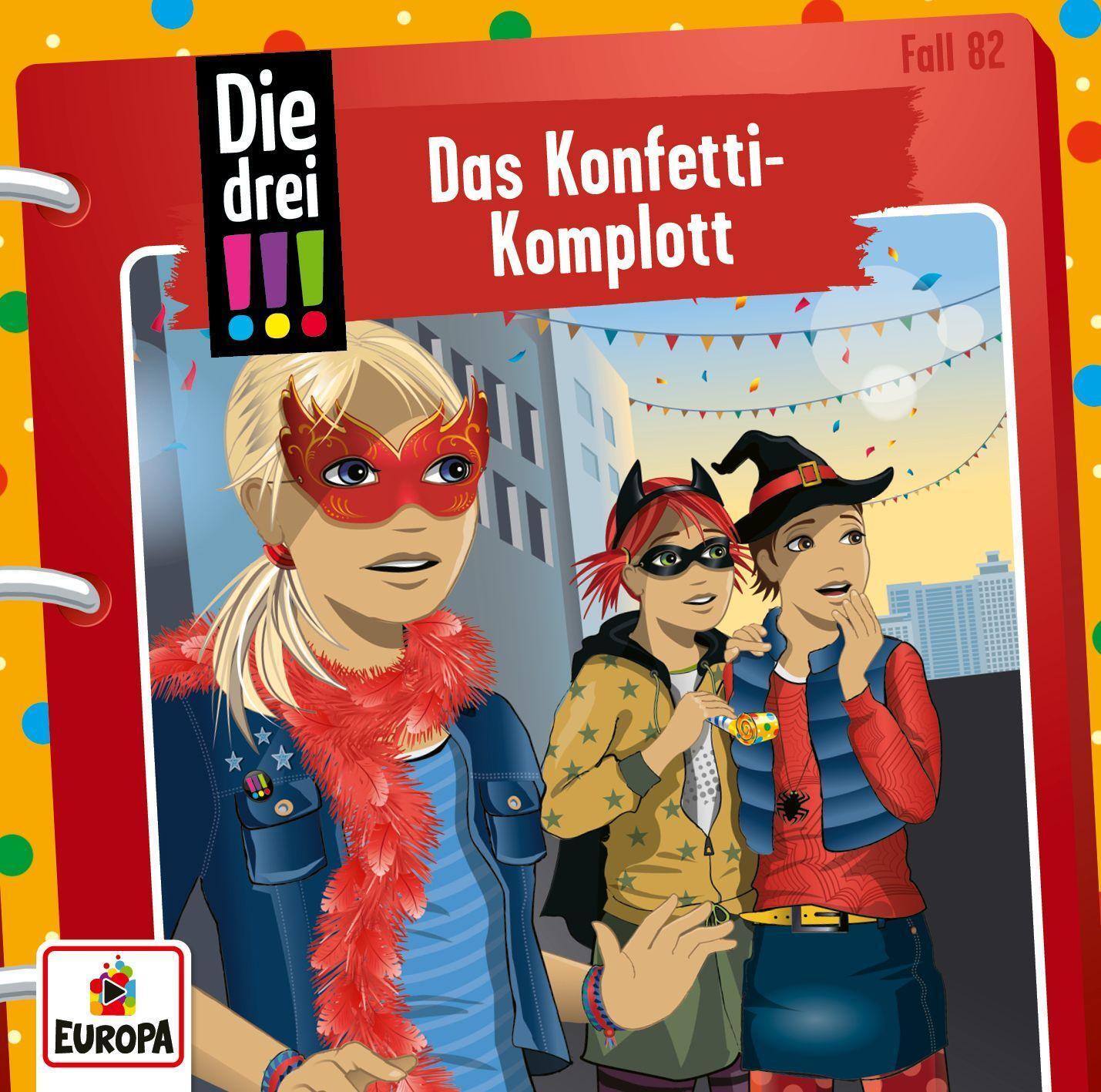 Cover: 196587106324 | Die drei !!! 82: Das Konfetti-Komplott | Audio-CD | Die drei !!!