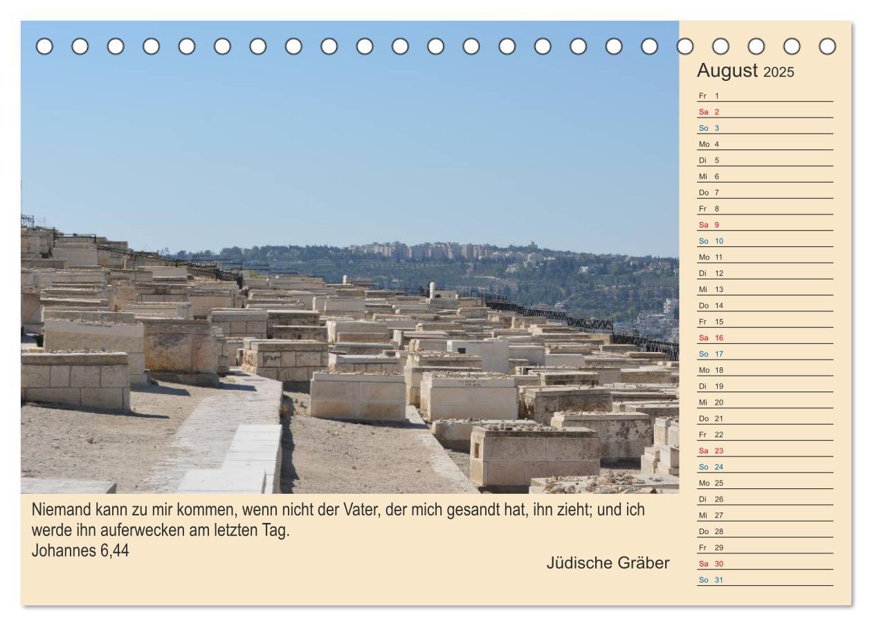 Bild: 9783435764853 | Jerusalem mit Bibelversen / Geburtstagsplaner (Tischkalender 2025...