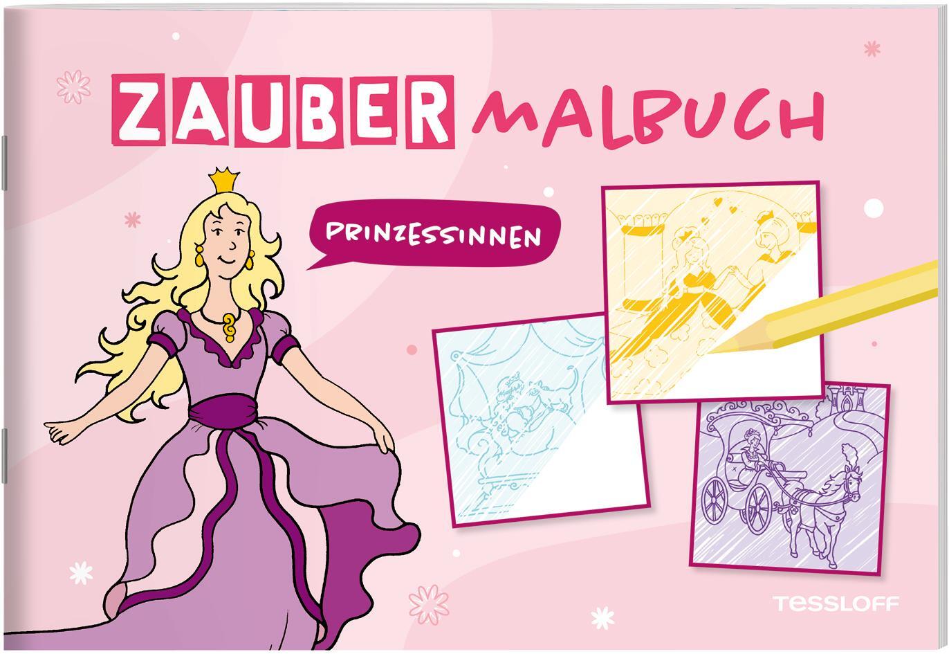 Cover: 9783788645243 | Zaubermalbuch. Prinzessinnen | Mit magischen Zauberseiten | Broschüre