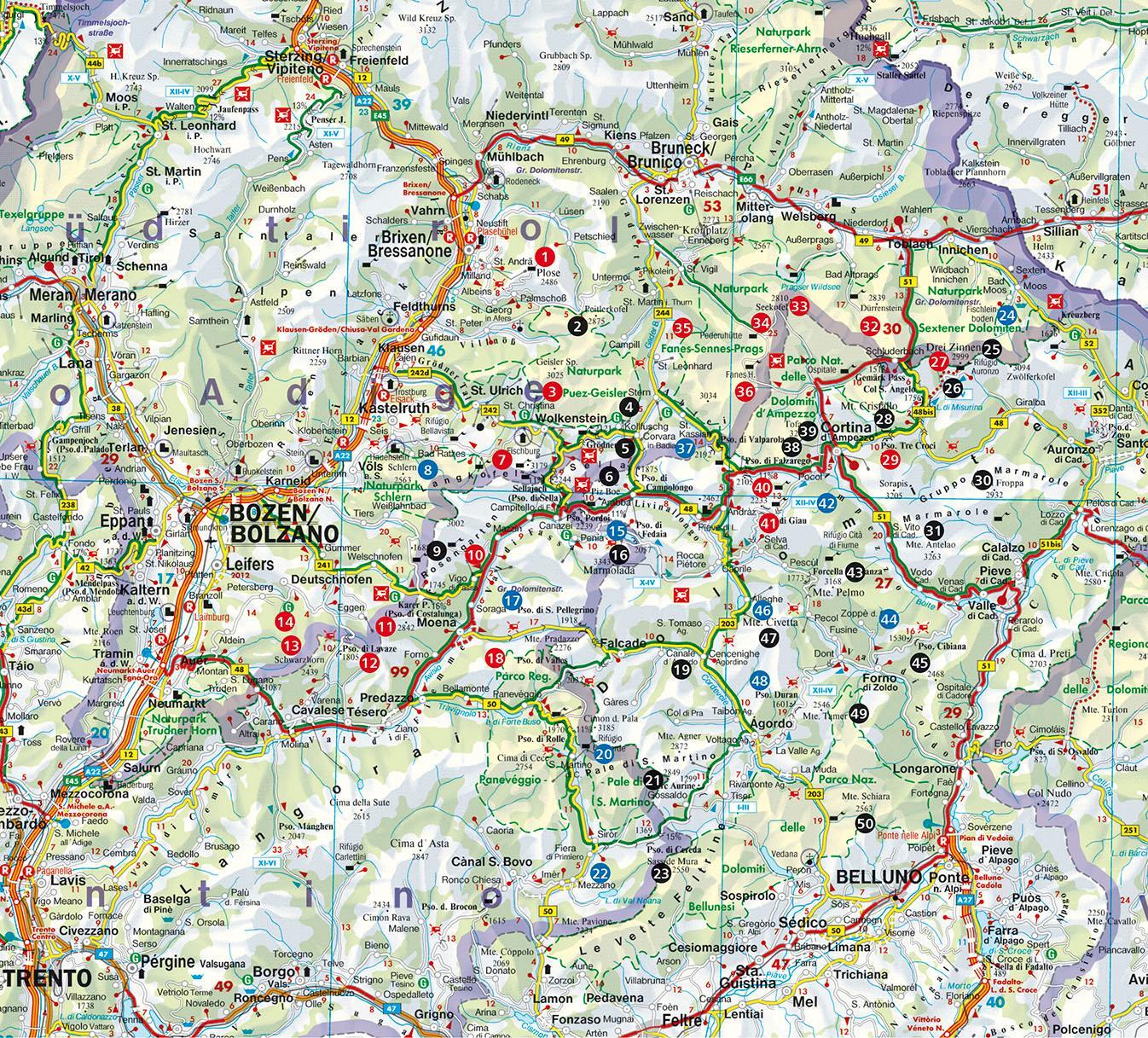Bild: 9783763330225 | Dolomiten | 50 Touren zwischen Brixen und Belluno. Mit GPS-Daten
