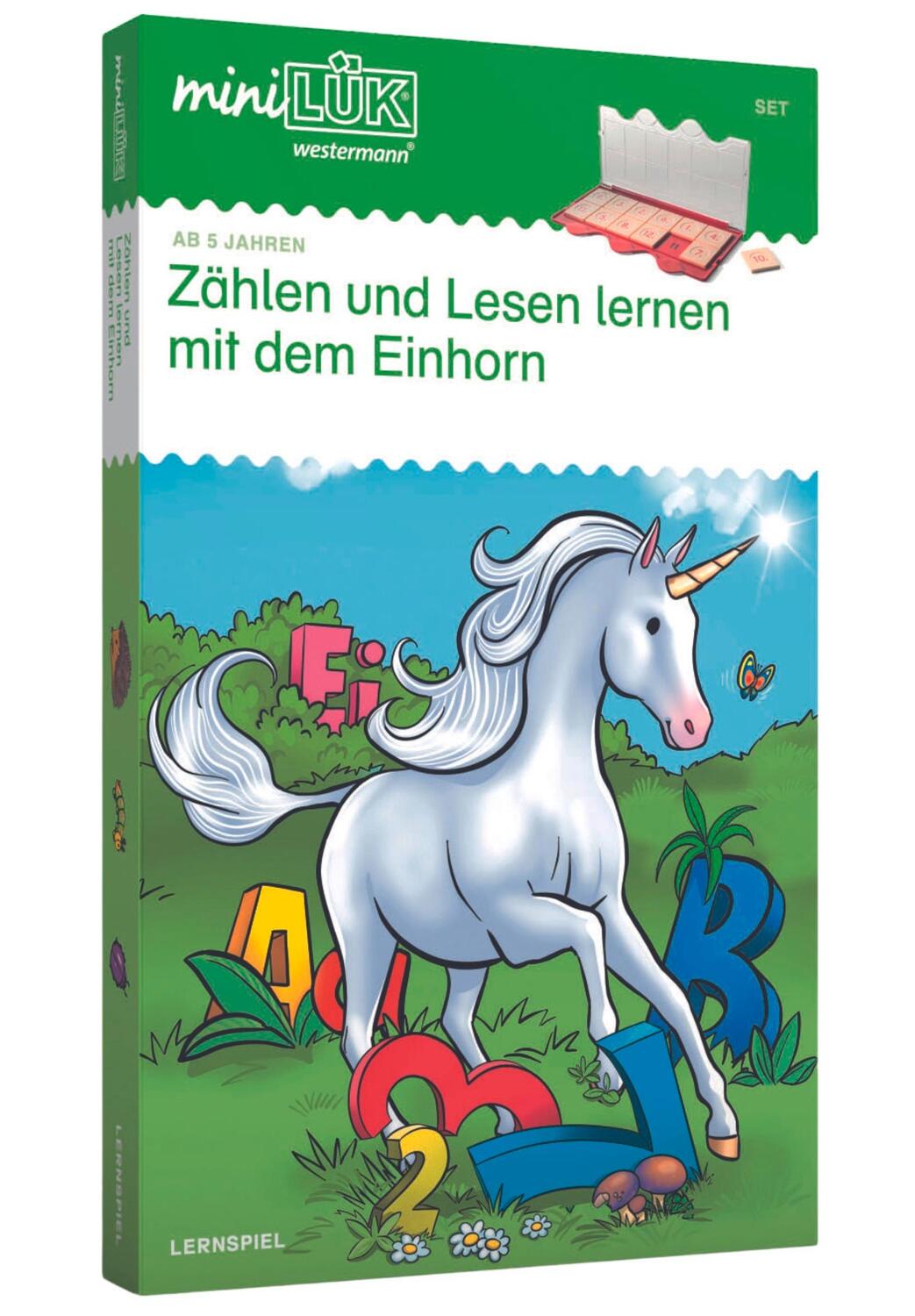 Cover: 9783837790702 | miniLÜK-Set. Zählen und lesen lernen mit dem Einhorn ab 5 Jahren