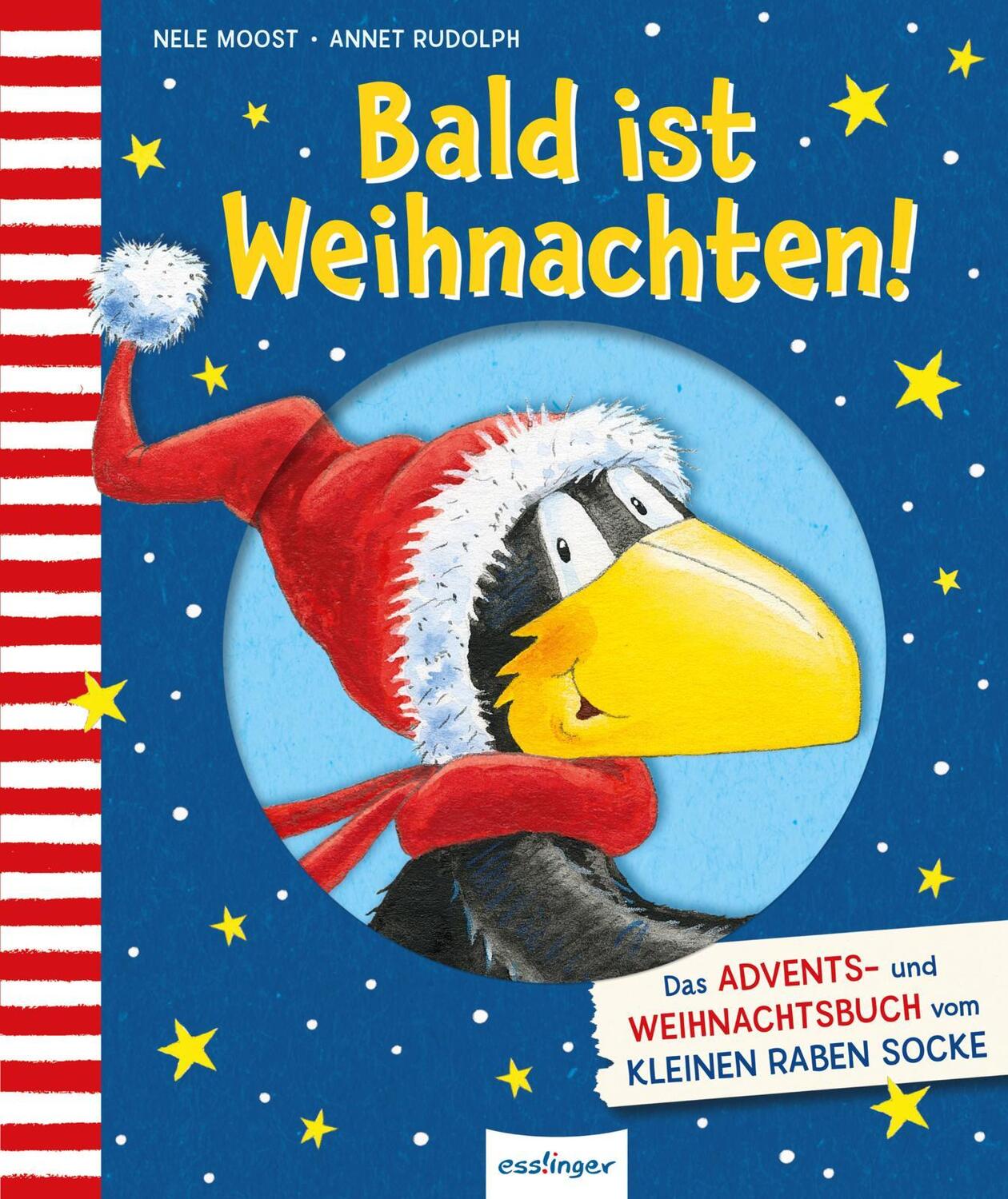 Cover: 9783480238019 | Der kleine Rabe Socke: Bald ist Weihnachten! | Nele Moost | Buch