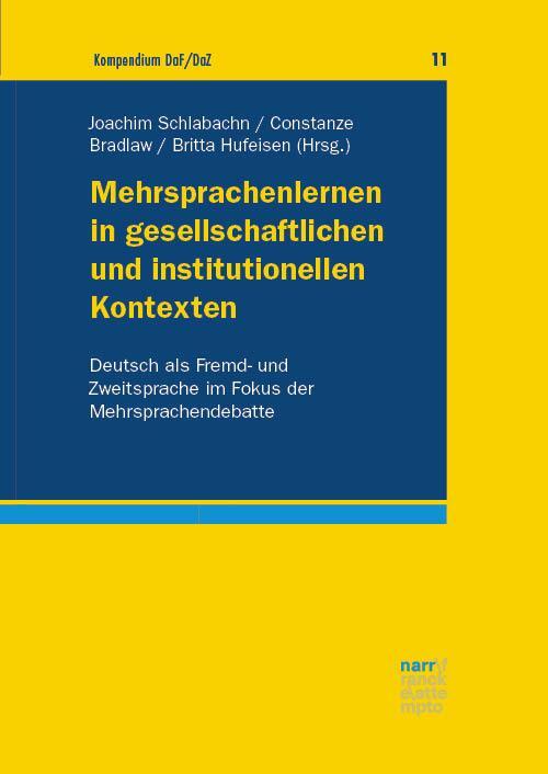 Cover: 9783823384397 | Mehrsprachenlernen in gesellschaftlichen und institutionellen...