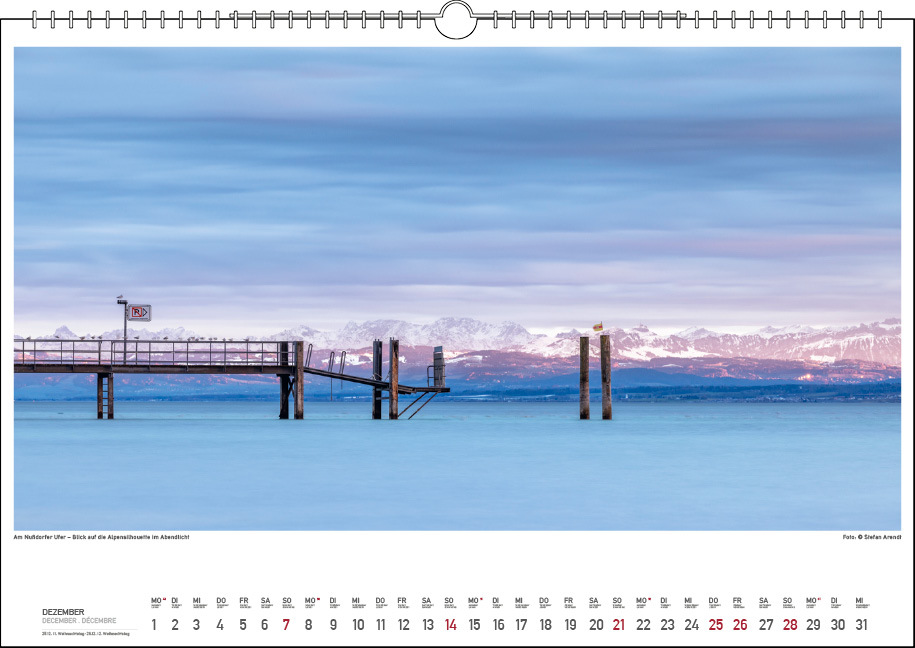 Bild: 9783861924043 | Bodensee Wasser.Berge.Licht. 2025 | Stefan Arendt | Kalender | 13 S.