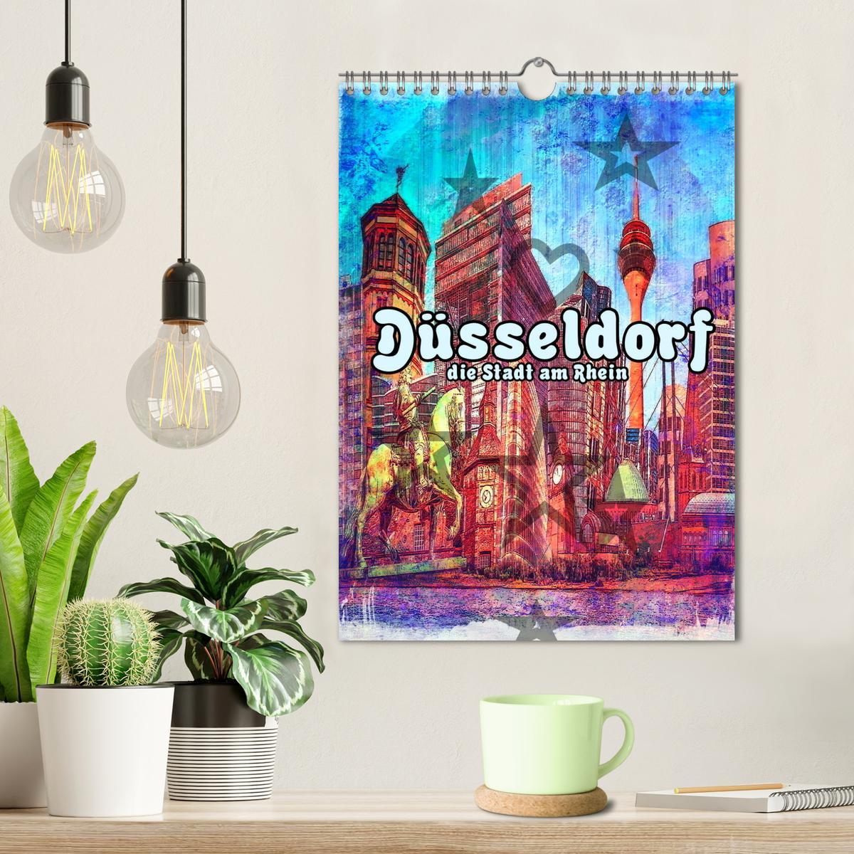 Bild: 9783435925674 | Düsseldorf die Stadt am Rhein (Wandkalender 2025 DIN A4 hoch),...