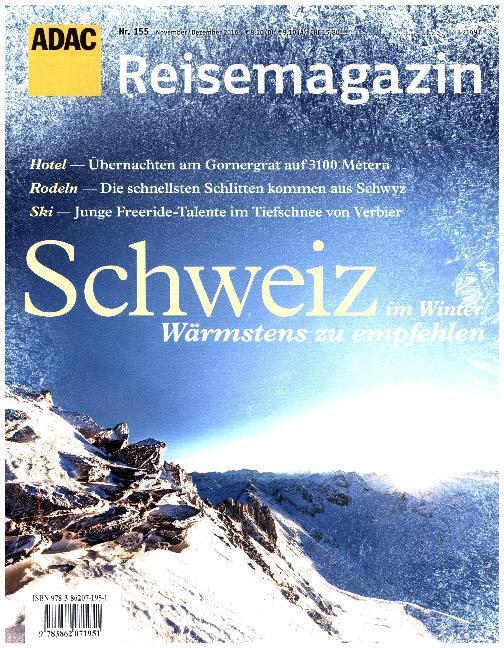 Cover: 9783862071951 | ADAC Reisemagazin Schweiz im Winter | Wärmstens zu empfehlen | Buch