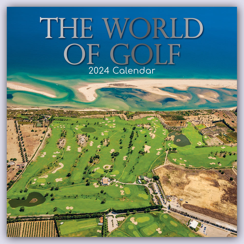 Cover: 9781804108871 | The World of Golf - Die Welt des Golfsports 2024 - 16-Monatskalender