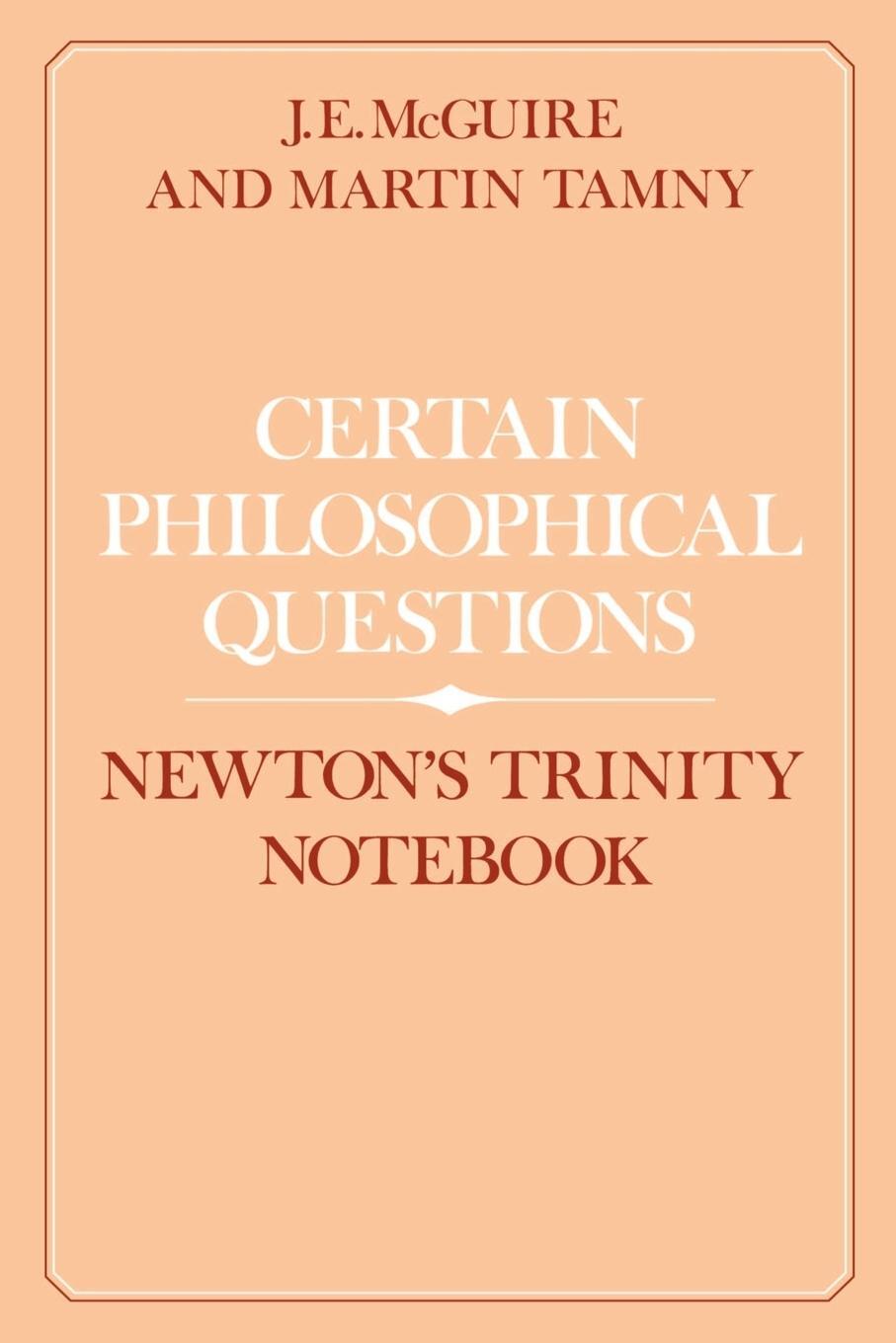 Cover: 9780521530668 | Certain Philosophical Questions | Newton's Trinity Notebook | Buch