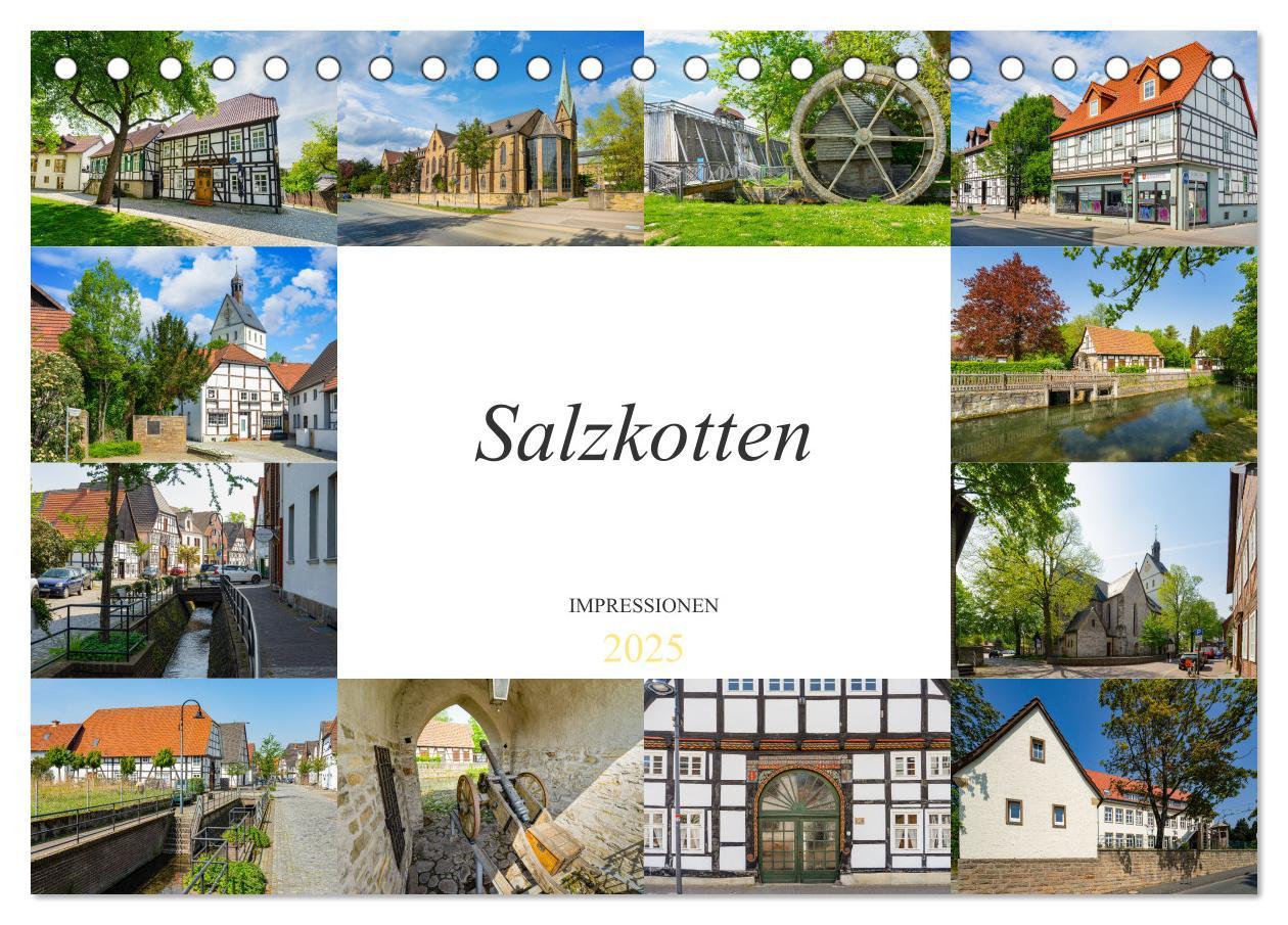 Cover: 9783435011100 | Salzkotten Impressionen (Tischkalender 2025 DIN A5 quer), CALVENDO...