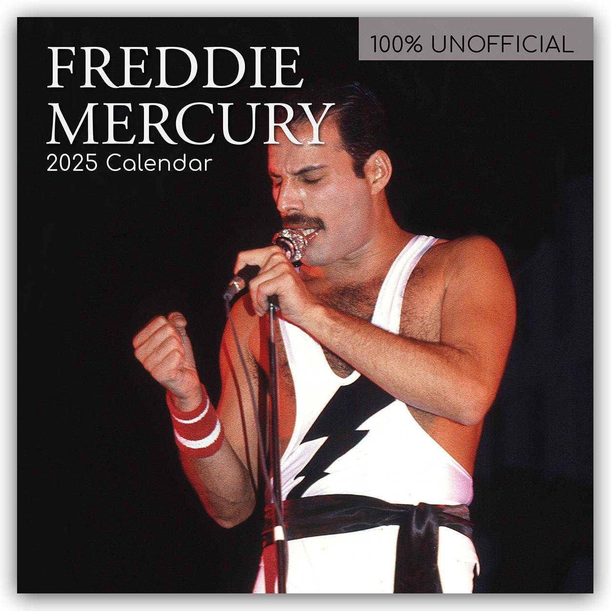 Cover: 9781835366462 | Freddie Mercury 2025 - 16-Monatskalender | The Gifted | Kalender