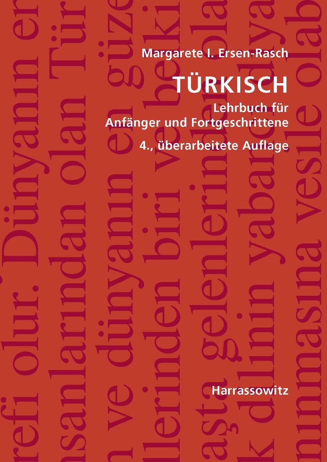 Cover: 9783447068352 | Türkisch | Margarete I. Ersen-Rasch | Taschenbuch | XIV | Deutsch