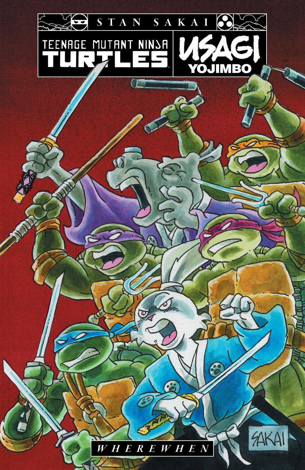 Cover: 9798887240220 | Teenage Mutant Ninja Turtles/Usagi Yojimbo: Wherewhen | Stan Sakai