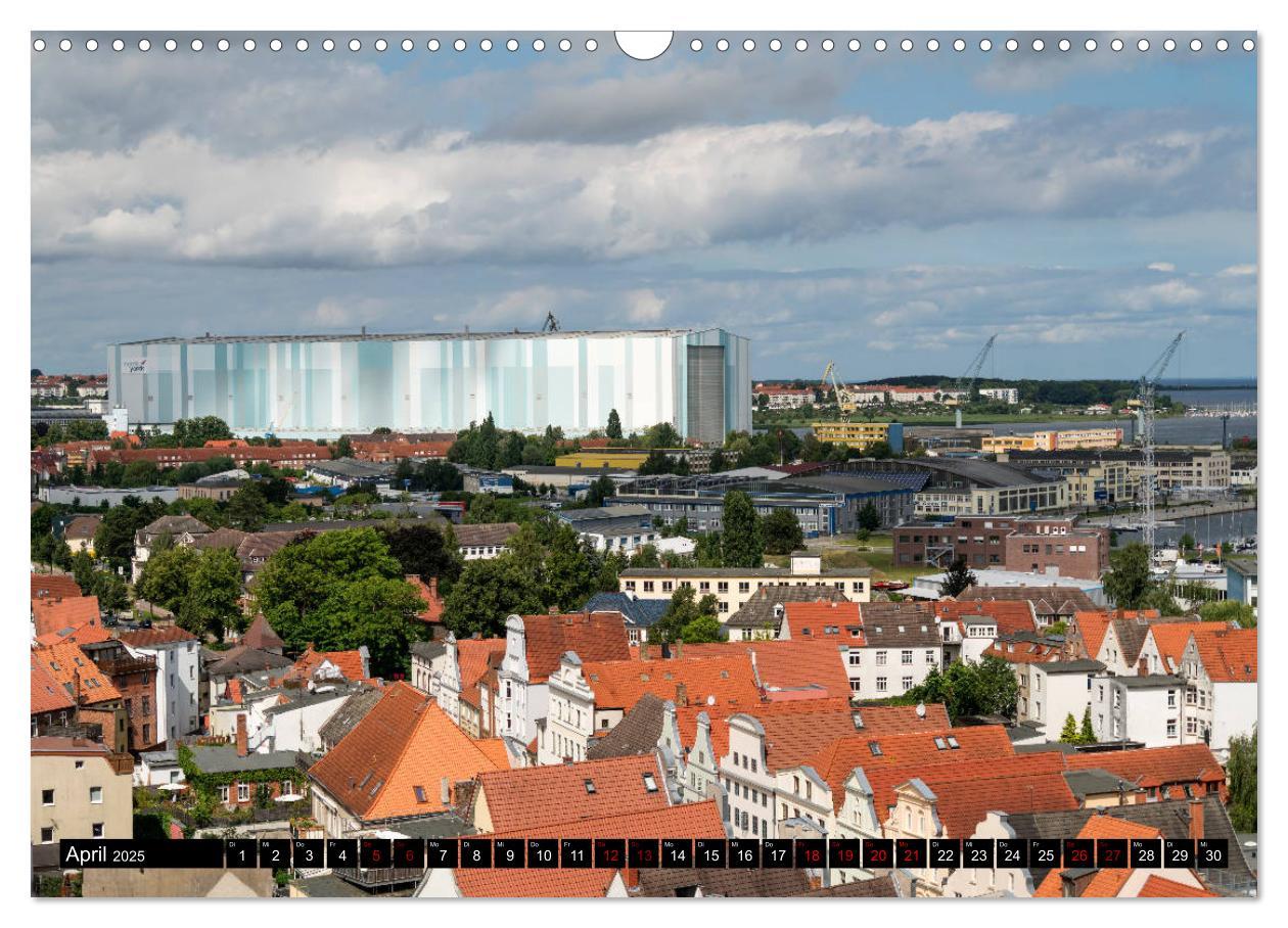 Bild: 9783435410750 | Hansestadt Wismar (Wandkalender 2025 DIN A3 quer), CALVENDO...