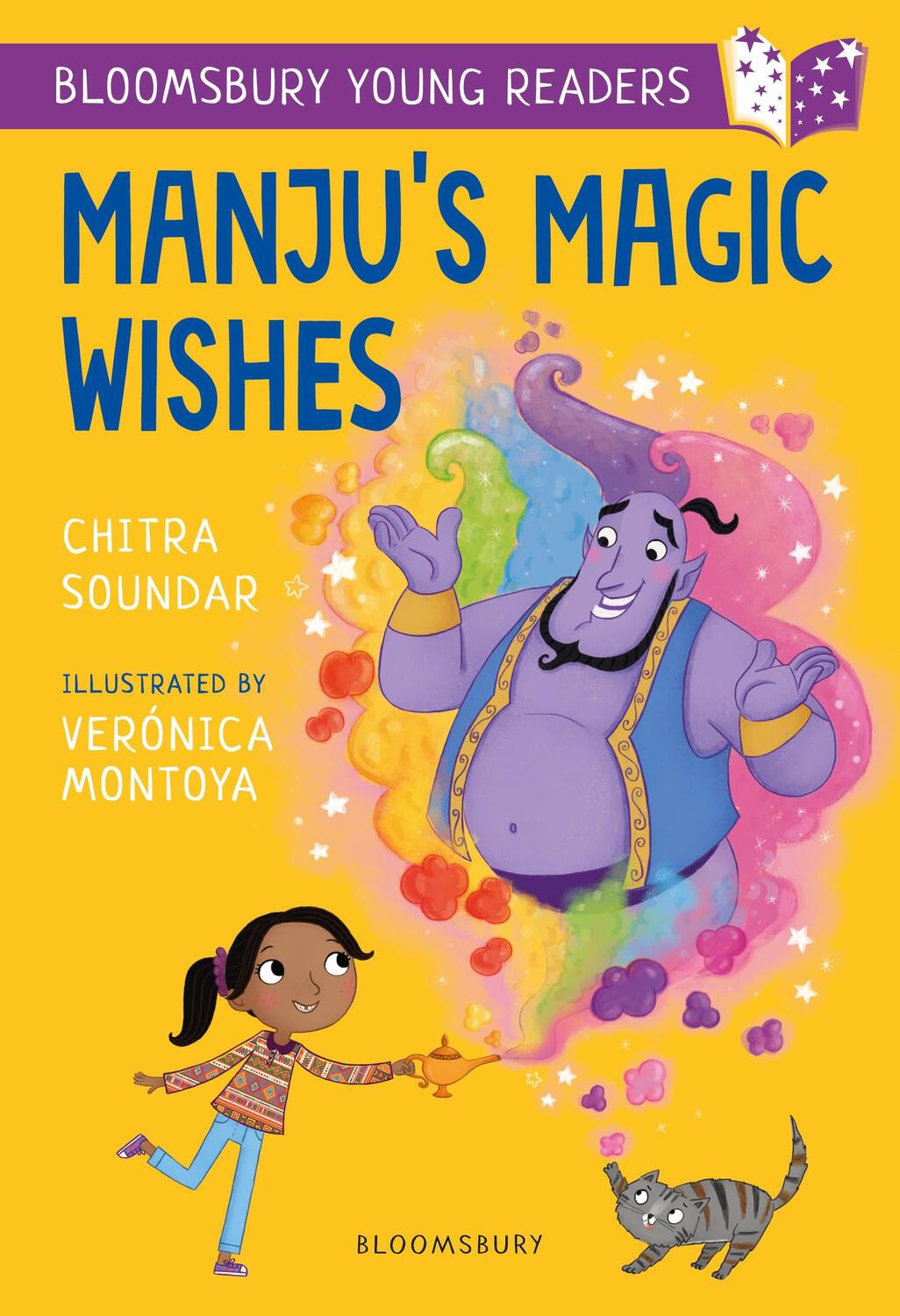 Cover: 9781472959713 | Manju's Magic Wishes: A Bloomsbury Young Reader | Purple Book Band