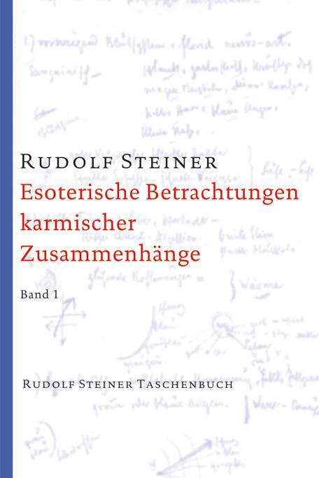 Cover: 9783727471100 | Esoterische Betrachtungen karmischer Zusammenhänge 1 | Rudolf Steiner