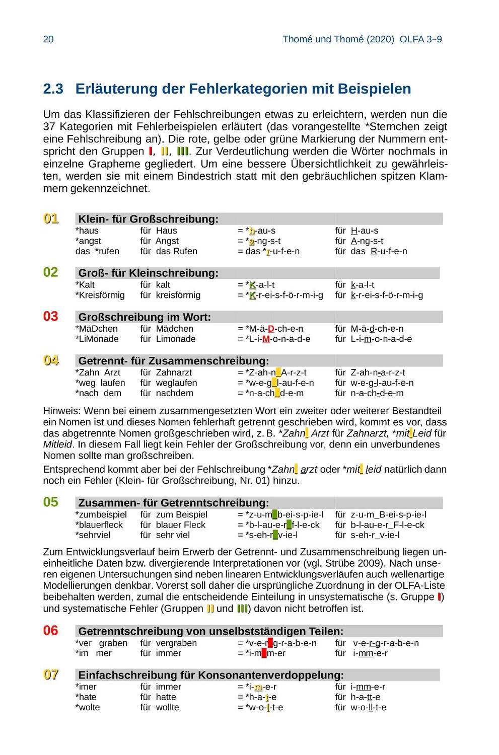 Bild: 9783942122221 | OLFA 3-9: Oldenburger Fehleranalyse für die Klassen 3-9 | Broschüre