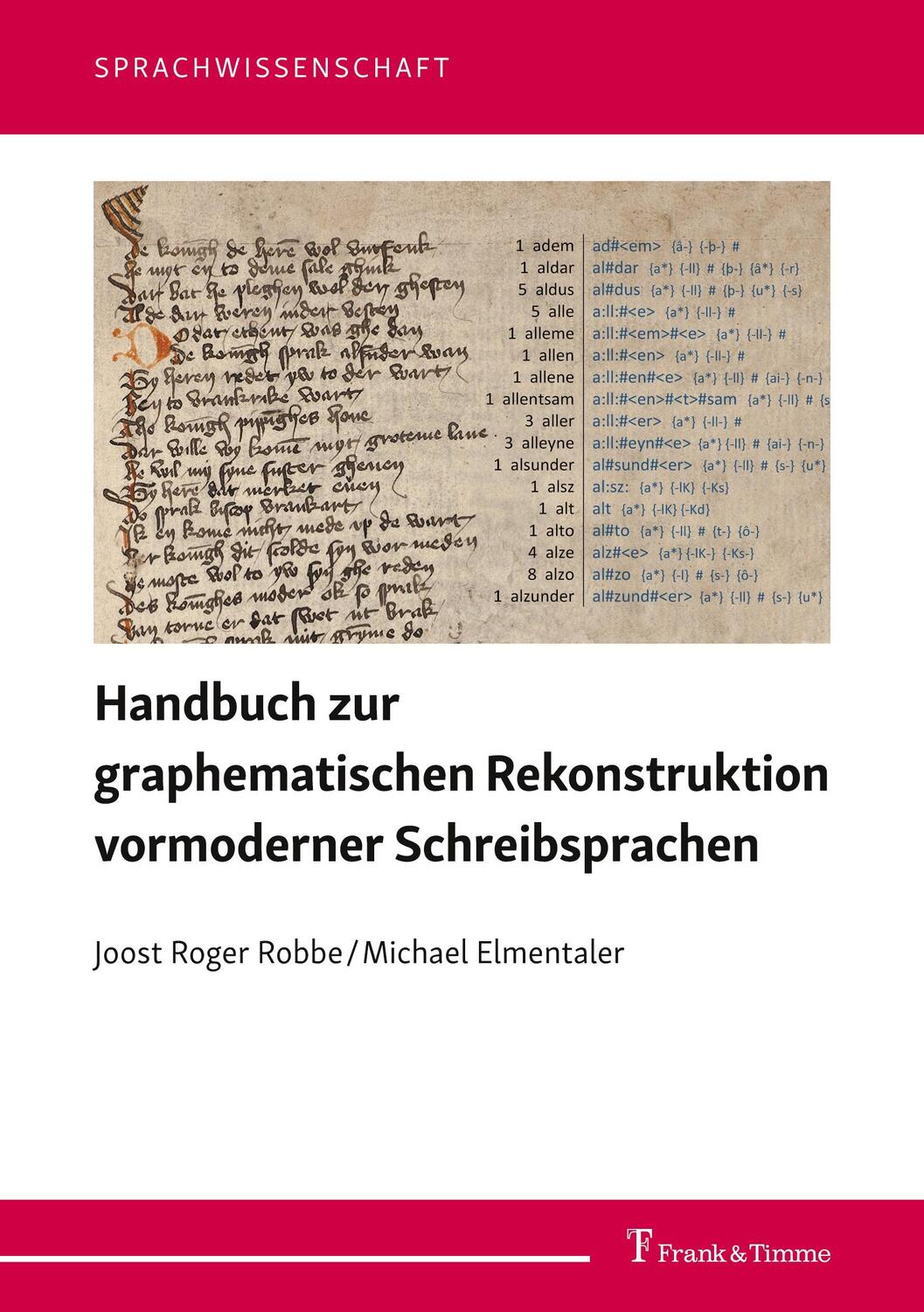 Cover: 9783732910663 | Handbuch zur graphematischen Rekonstruktion vormoderner...