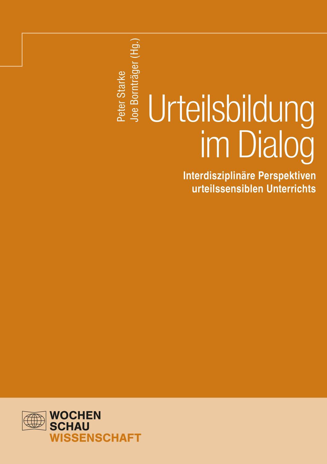 Cover: 9783734416194 | Urteilsbildung im Dialog | Peter Starke (u. a.) | Taschenbuch | 304 S.