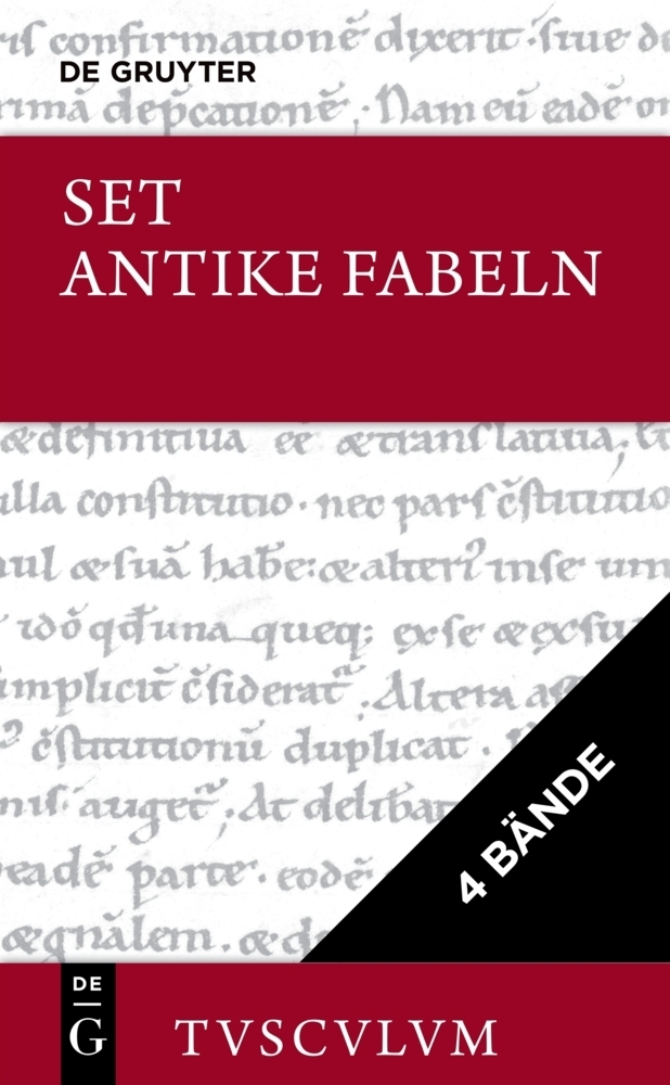 Cover: 9783110794069 | [Set Antike Fabeln, Tusculum, 4 Bände] | Niklas Holzberg | Buch | 2022