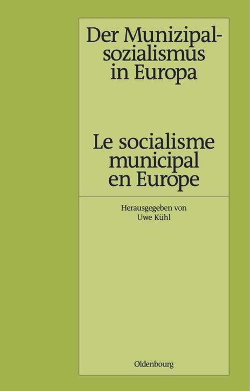 Cover: 9783486566086 | Der Munizipalsozialismus in Europa /Le socialisme municipal en Europe