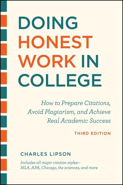 Cover: 9780226430744 | Doing Honest Work in College, Third Edition | Charles Lipson | Buch